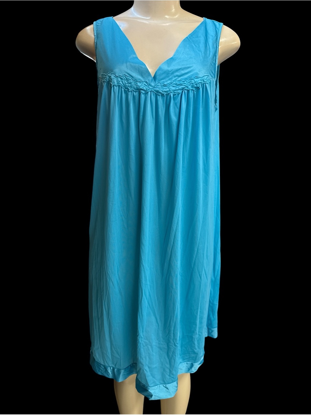 Vintage Vanity Fair Turquoise Nightgown